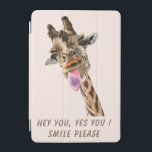 Funny Giraffe Tongue Out and Playful Wink Cartoon  iPad Mini Cover<br><div class="desc">Funny Giraffe Tongue Out and Playful Wink Cartoon Drawing Animal Smile - Choose / Add Your Unique Text / Font / Colour - Make Your Special Gift - Resize and move or remove and add elements / image with customisation tool ! - Drawing and Design by MIGNED. You can also...</div>