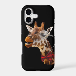 Funny Giraffe with Bowtie and Monocle