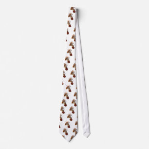 Funny Giraffe with Bowtie and Monocle Tie