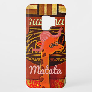 Funny Giraffe with cool text Hakuna Matata Case-Mate Samsung Galaxy S9 Case