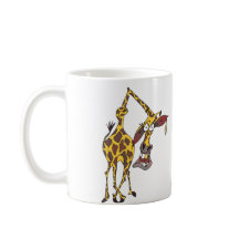 funny giraffe with earring and gold tooth