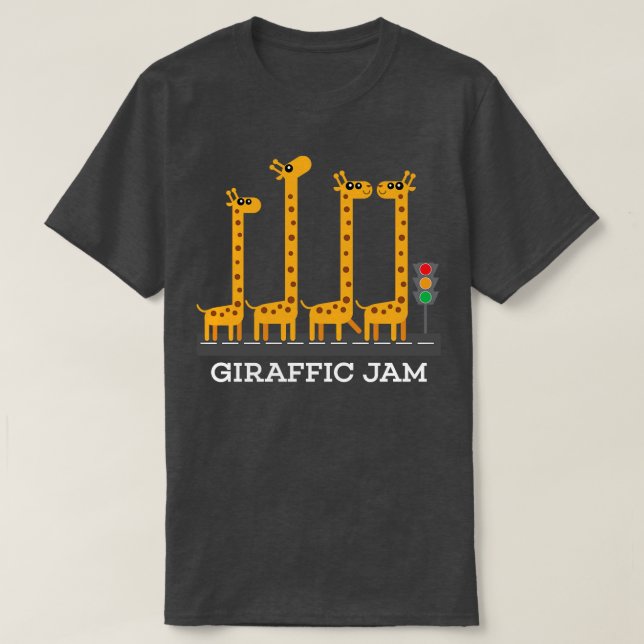 Funny Giraffic Jam Product Kids Safari Giraffe Des T-Shirt (Design Front)