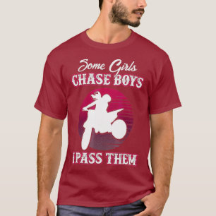 Funny Girls Motocross Dirt Bike Motorcycle T-Shirt