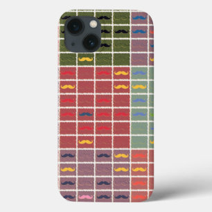 Funny Girly Moustache 2 iPhone 13 Case