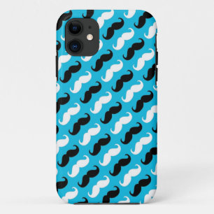 Funny Girly Moustache 2 iPhone 11 Case