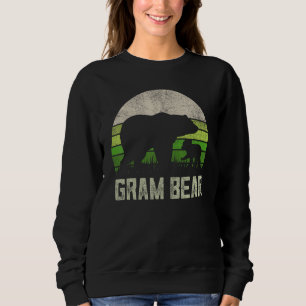 Funny Glam Bear From Grandkids Cub Kids Grandma Sweatshirt