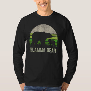 Funny Glamma Bear From Grandkids Cub Kids Grandma T-Shirt
