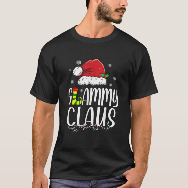 Funny Glammy Claus Christmas 2023 Family Xmas  T-Shirt (Front)