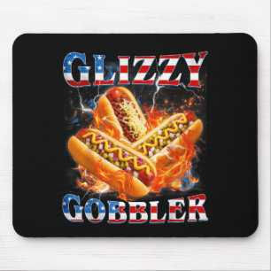 Funny Glizzy Gobbler Meme Hilarious Hotdog Glizzy Mouse Pad