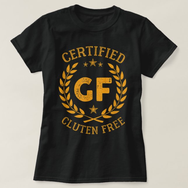 Funny Gluten Free Lifestyle Bread Celiac Disease A T-Shirt (Design Front)