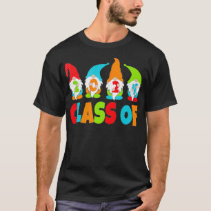 Funny Gnome Class Of 2024 Graduate Senior Heart Gr T-Shirt