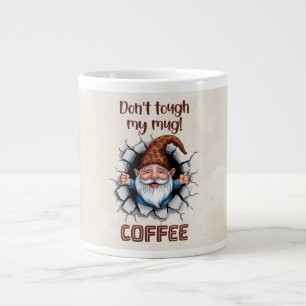 Funny Gnome Coffee Mug – “Don’t Touch My Mug