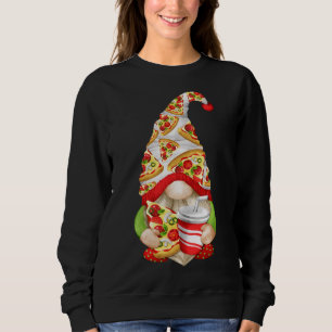Funny Gnome Costume With Garden Gnome For Race Car Sweatshirt
