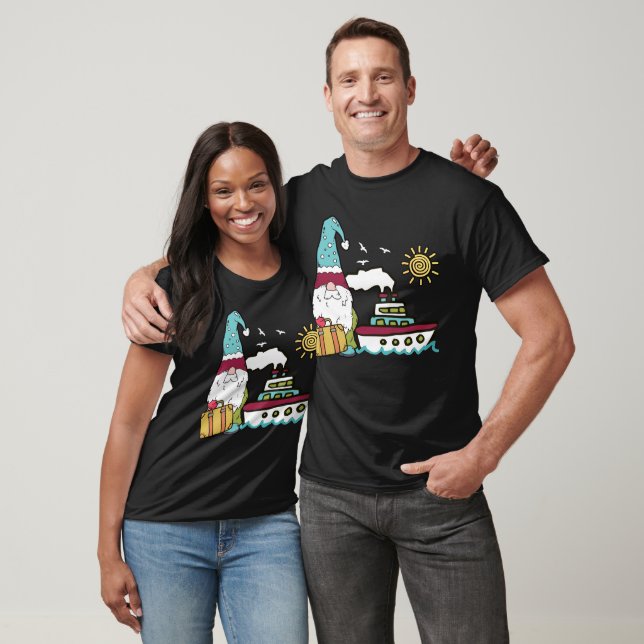 Funny Gnome Cruise T-Shirt (Unisex)