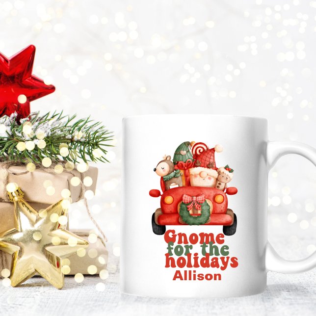 Funny Gnome for The Holidays Christmas   Coffee Mug (Creator Uploaded)