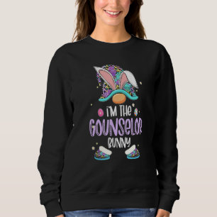 Funny Gnome I M The Counsellor Bunny Easter Day Eg Sweatshirt