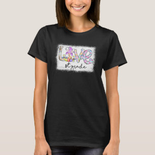 Funny Gnome Love 1st Grade Teacher Easter Day Matc T-Shirt