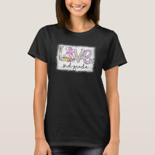 Funny Gnome Love 2nd Grade Teacher Easter Day Matc T-Shirt