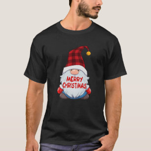 Funny Gnome Matching Family Merry Christmas T-Shirt