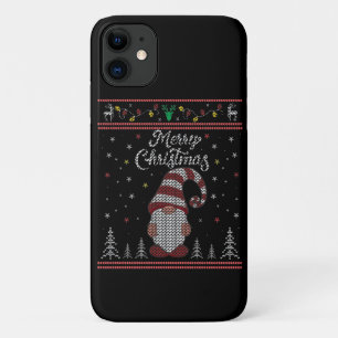 Funny Gnome Merry Christmas iPhone 11 Case