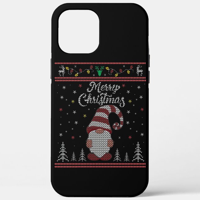 Funny Gnome Merry Christmas Case-Mate iPhone Case (Back)