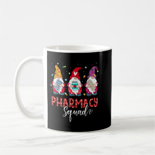 Funny Gnome Pharmacy Squad Pharmacist Valentine's  Coffee Mug
