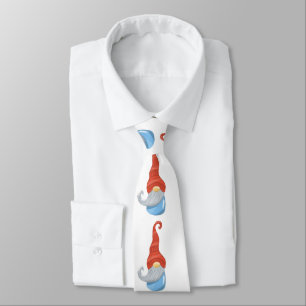 Funny gnome tie