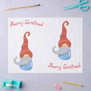 Funny gnome  tissue paper