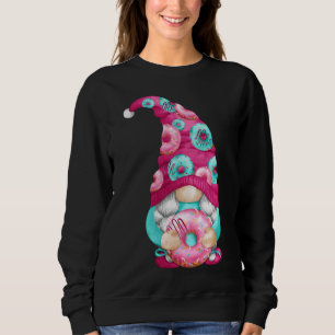 Funny Gnome With Cute Pattern For Gardener And Piz Sweatshirt