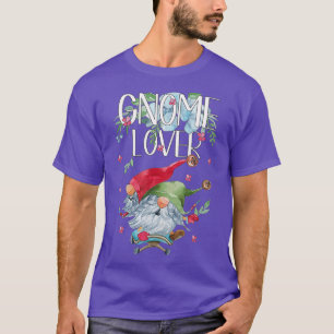 Funny Gnomes Floral Flower Tee For Hippies -