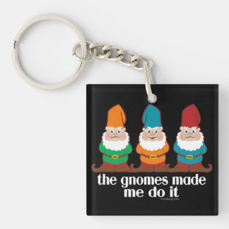 Funny Gnomes Key Ring