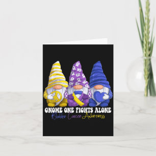 Funny Gnomies Bladder Cancer Awareness Month Card