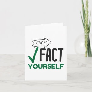 Funny Go Fact Yourself _1 Card