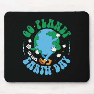 Funny Go Planet Its Your Earth Day 2025 Teacher Ki Mouse Pad