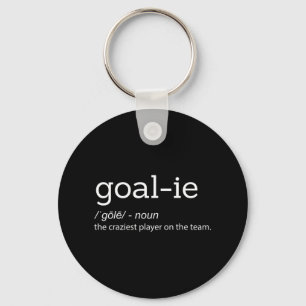 Funny Goalie Goalkeeper Definition Soccer Hockey P Key Ring