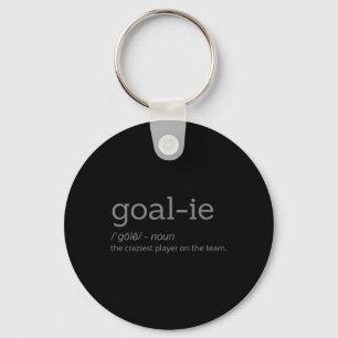 Funny Goalie Goalkeeper Definition Soccer Hockey P Key Ring