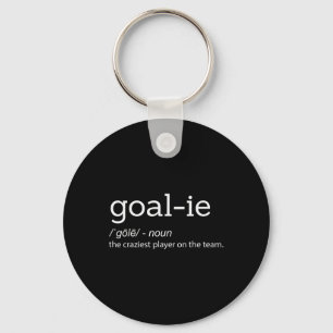 Funny Goalie Goalkeeper Definition Soccer Hockey P Key Ring