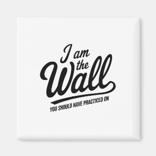 Funny Goalie Quote For Ice Hockey Kids Magnet