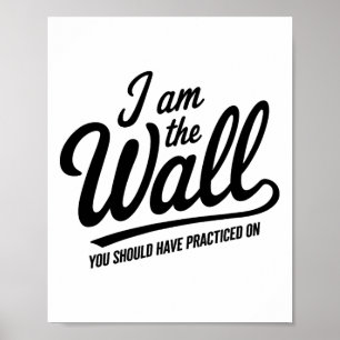Funny Goalie Quote For Ice Hockey Kids Poster