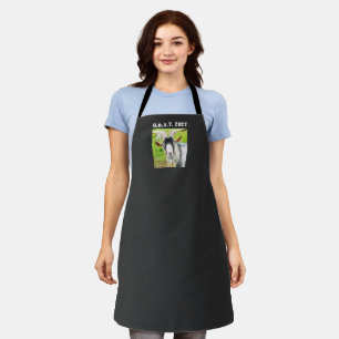 Funny GOAT 2027 New Year Photo Apron