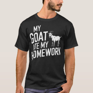 Funny Goat Art For Goat Farmer Goat T-Shirt