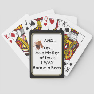 Funny Goat Bicycle® Playing Playing Cards