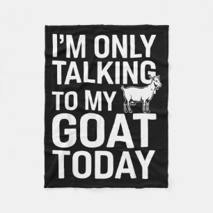 Funny Goat Design For Men Women Kids Boer Pygmy Go Fleece Blanket