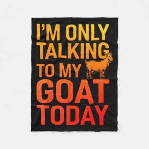 Funny Goat Design For Men Women Kids Boer Pygmy Go Fleece Blanket