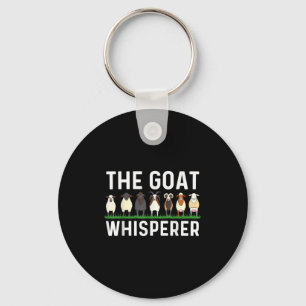 Funny Goat Design Men Women Kid Farm Animal Pygmy Key Ring