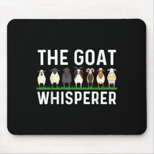 Funny Goat Design Men Women Kid Farm Animal Pygmy Mouse Pad