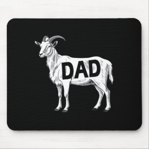 Funny Goat Gift Dad Sarcastic Graphic  Mouse Pad