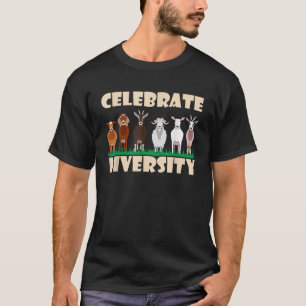 Funny Goat Gift For Men Women Cool Celebrate Diver T-Shirt