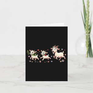 Funny Goat Mum Mama Girls Mothers Day Card