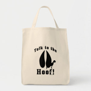 Funny Goat Talk to the Hoof Tote Bag